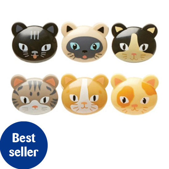 Mixed cats bag clips