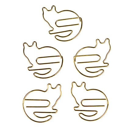 Nine Lives paper clips (set of five)