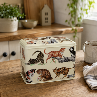 Emma Bridgewater cats caddy tin