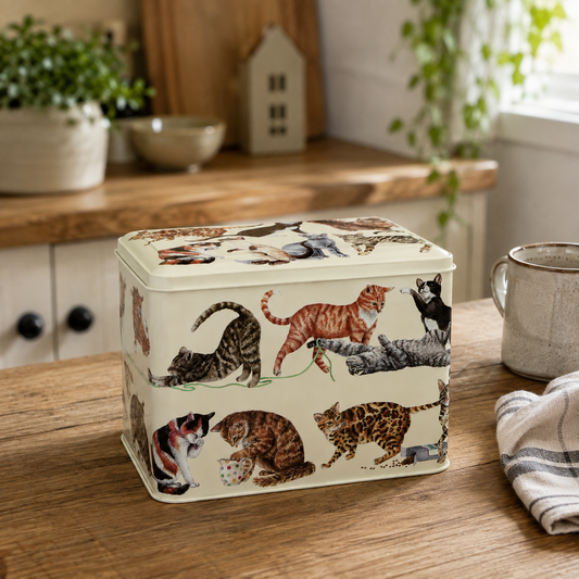 Emma Bridgewater cats caddy tin