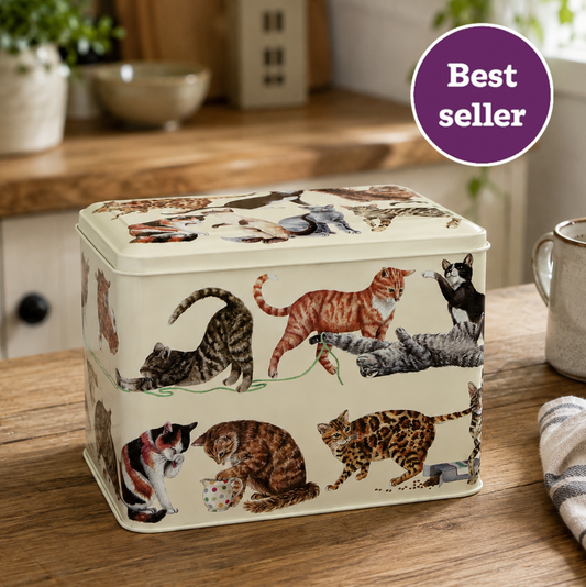 Emma Bridgewater cats caddy tin