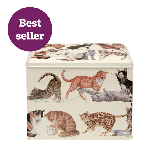 Emma Bridgewater cats caddy tin