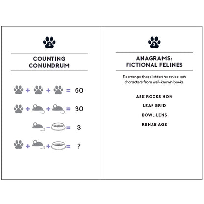 The cat lover's puzzle book