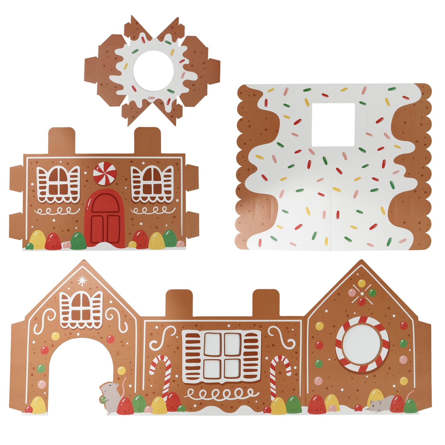 Gingerbread house cat den