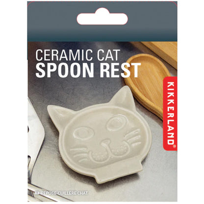 Ceramic cat spoon rest