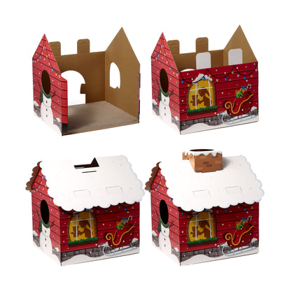 Santa's workshop cat playhouse