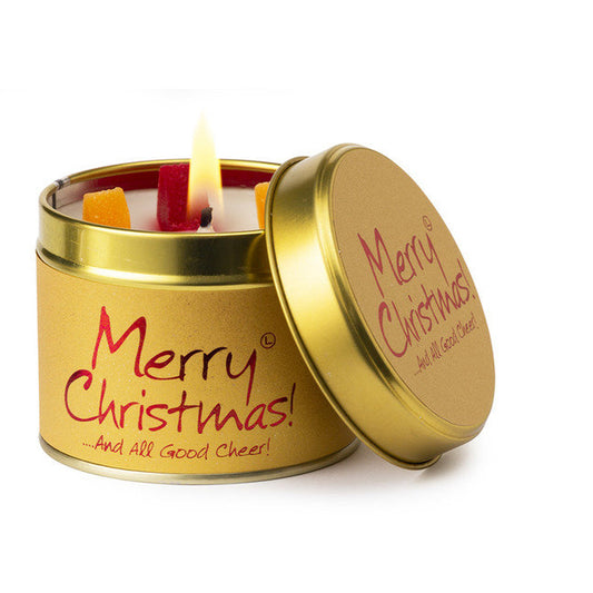 Christmas candle tins