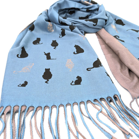 Glitter cat pashmina