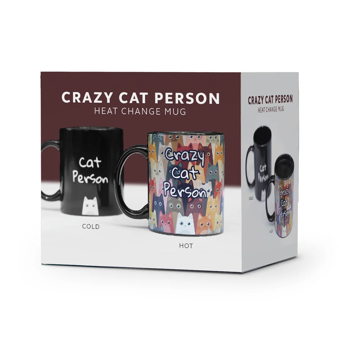 Crazy cat person heat changing mug