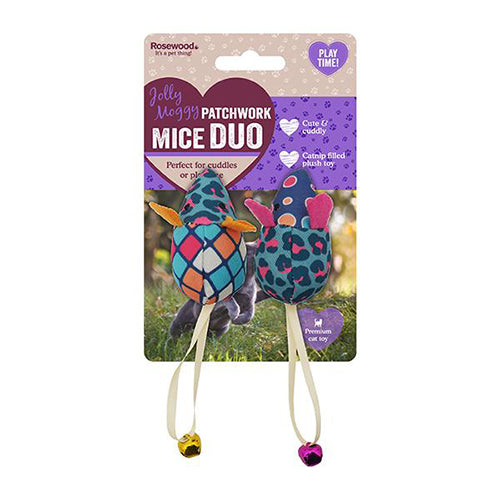 Patchwork mice duo