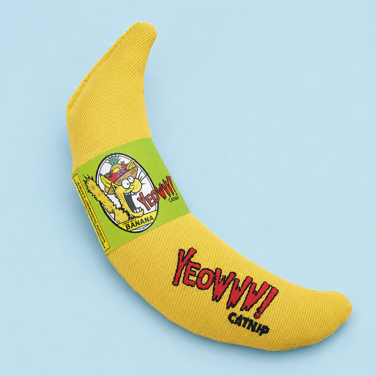 Banana yeowww cat toy