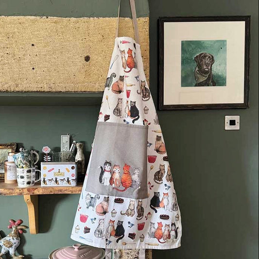 Cats and cakes apron