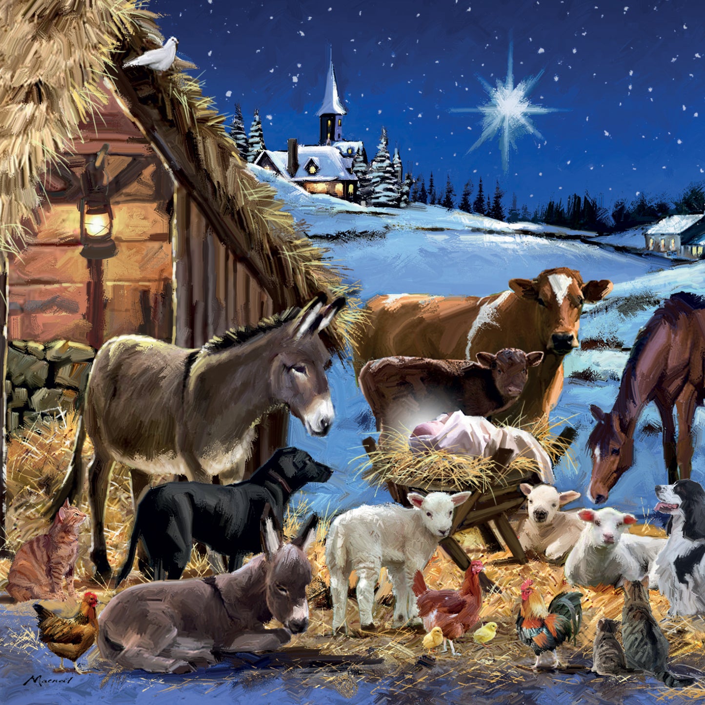 Nativity scene 10 cards
