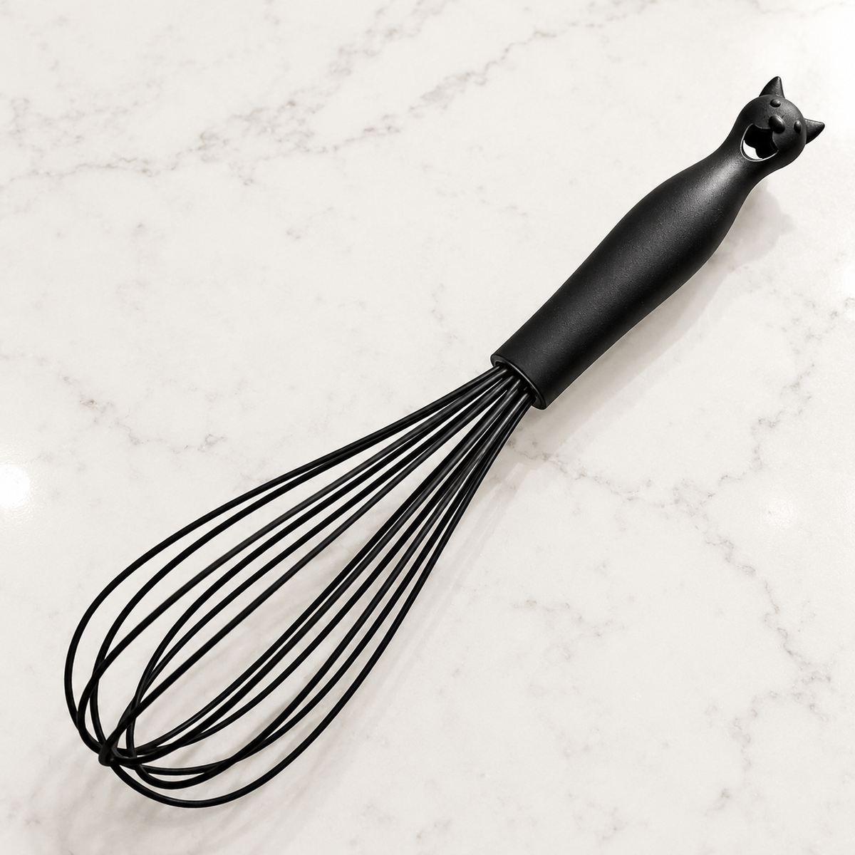Black cat whisk