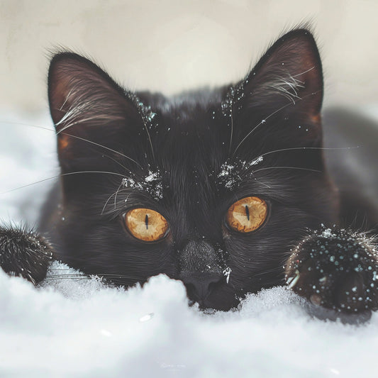 Peeking from the snow 10 cards