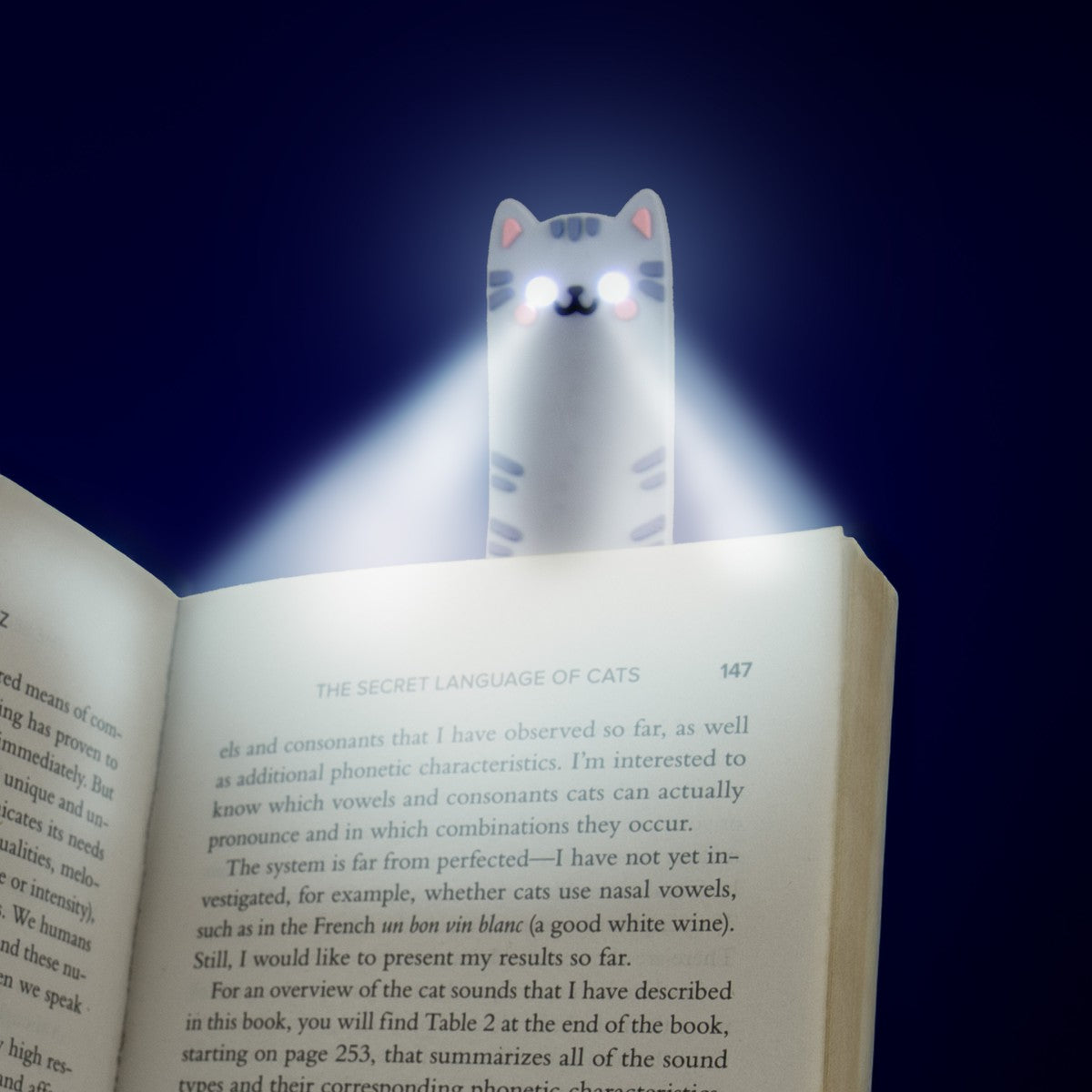 Cat book buddy light