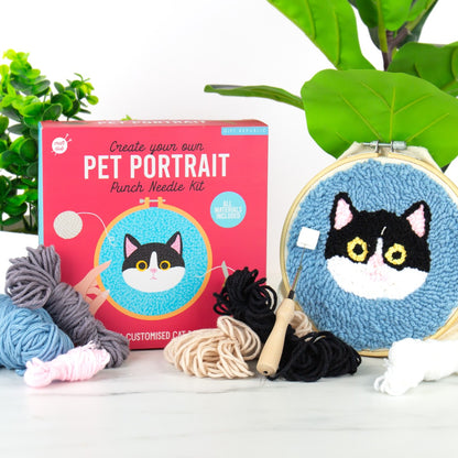 Cat punch needle kit