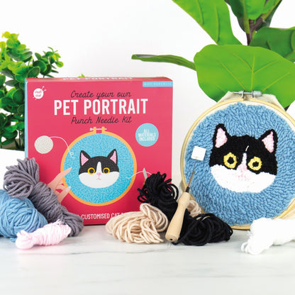 Cat punch needle kit