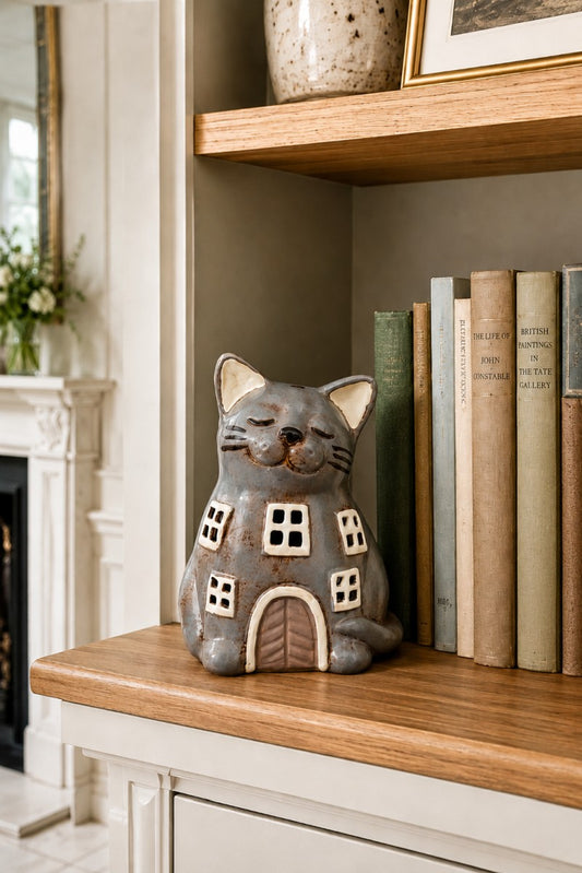 Cat candleholder