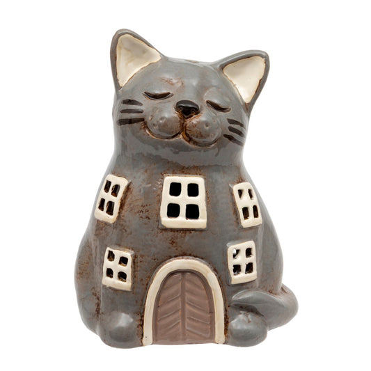 Cat candleholder