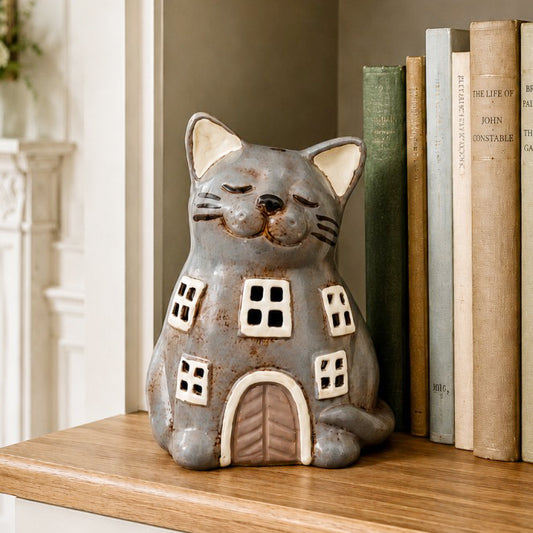 Cat candleholder
