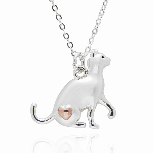 Love cat necklace