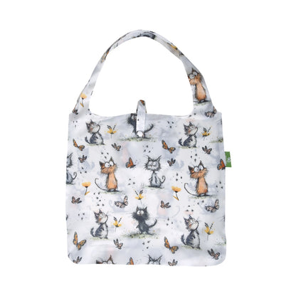 Cute cat foldaway shopper