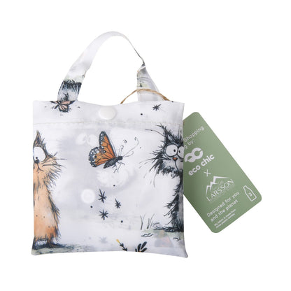 Cute cat foldaway shopper