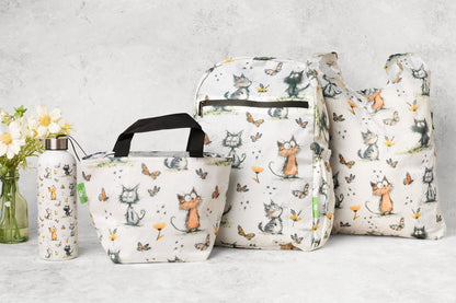 Cute cat foldaway shopper