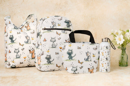 Cute cat foldaway shopper