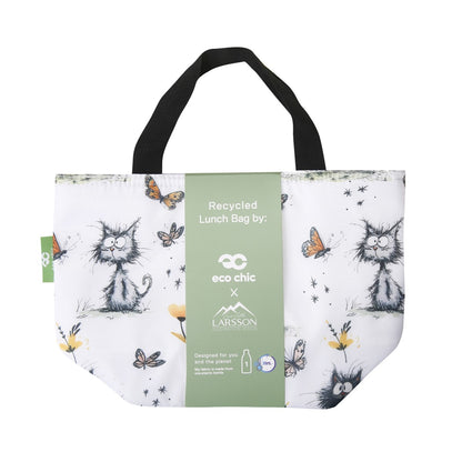 Cute cat insulated lunch bag