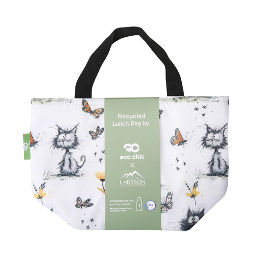 Cute cat insulated lunch bag