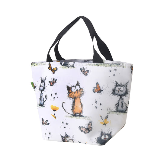 Cute cat insulated lunch bag