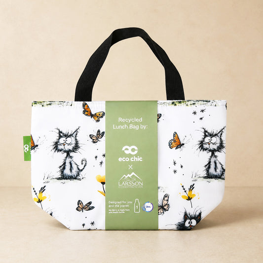 Cute cat insulated lunch bag