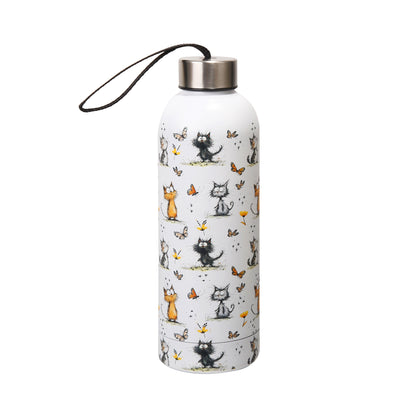 Cute cat insulated bottle