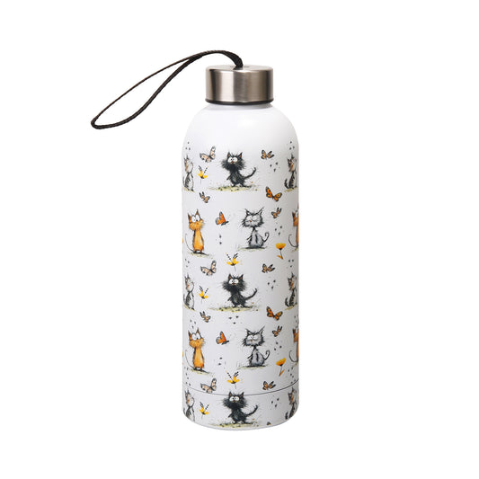 Cute cat insulated bottle