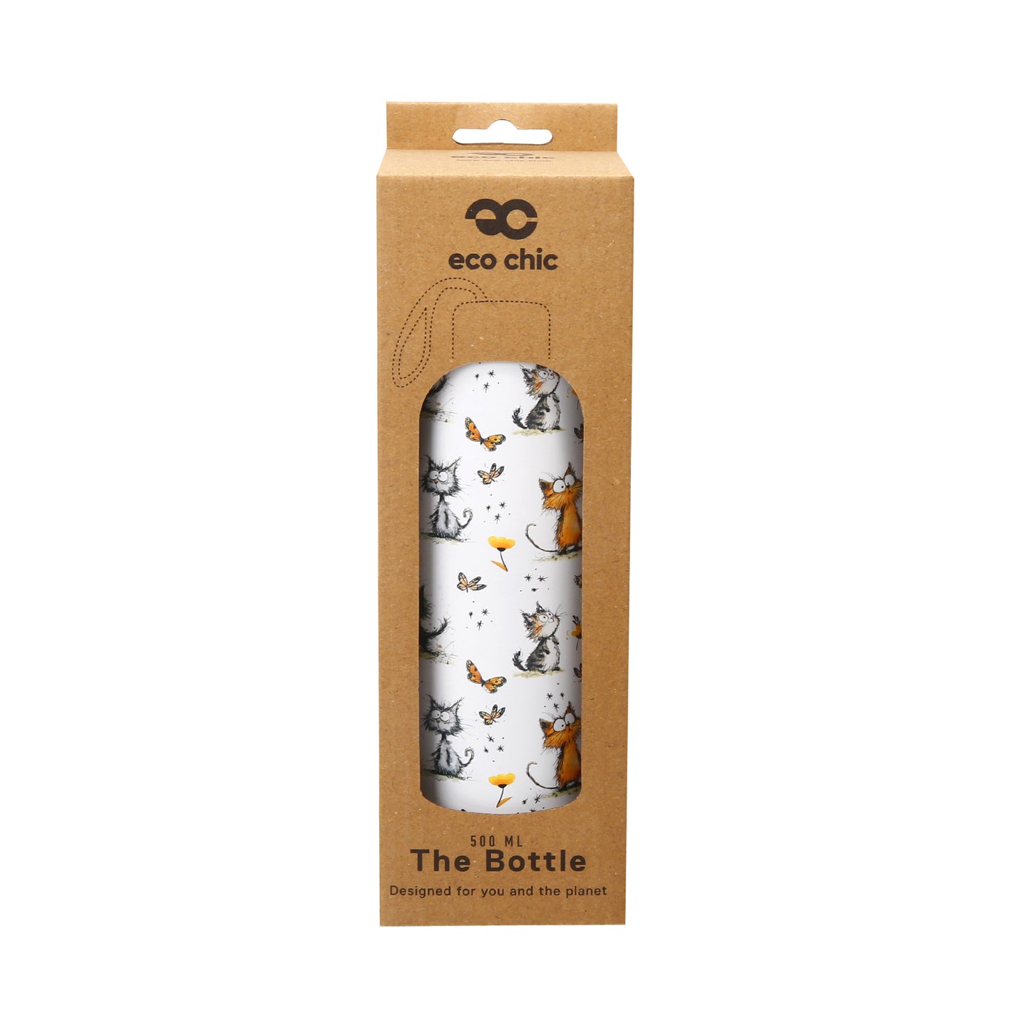 Cute cat insulated bottle