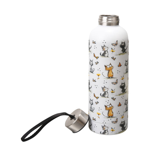 Cute cat insulated bottle
