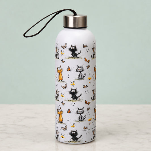 Cute cat insulated bottle