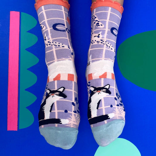Catnap bamboo socks