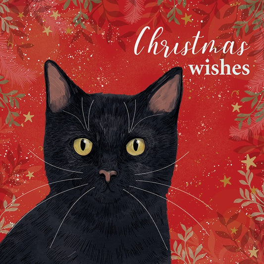 Christmas wishes kitty 10 cards