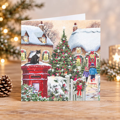 Christmas in the village 10 cards