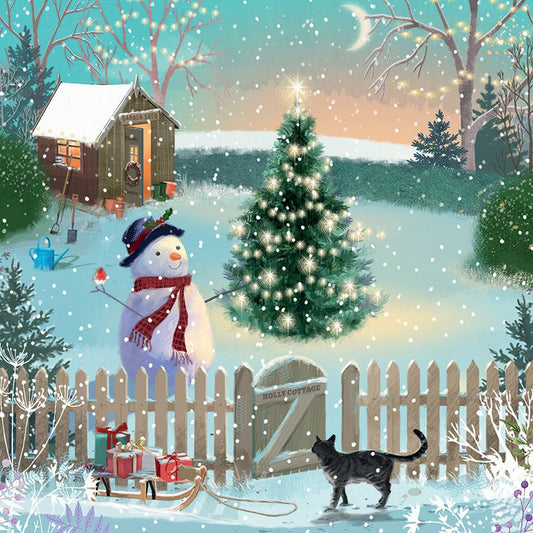 Festive garden friends 10 cards