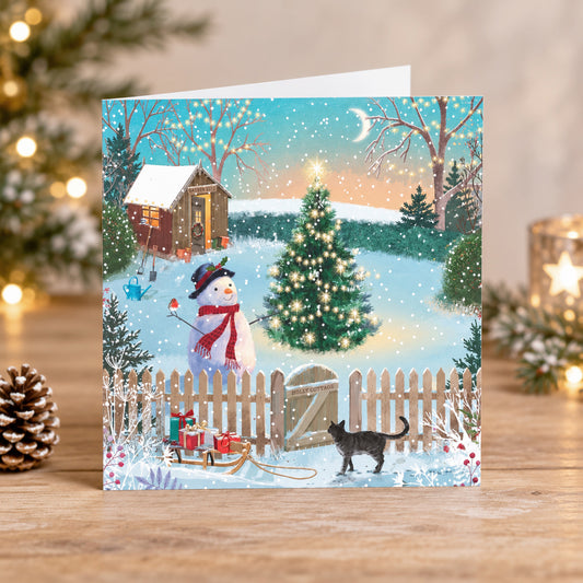 Festive garden friends 10 cards