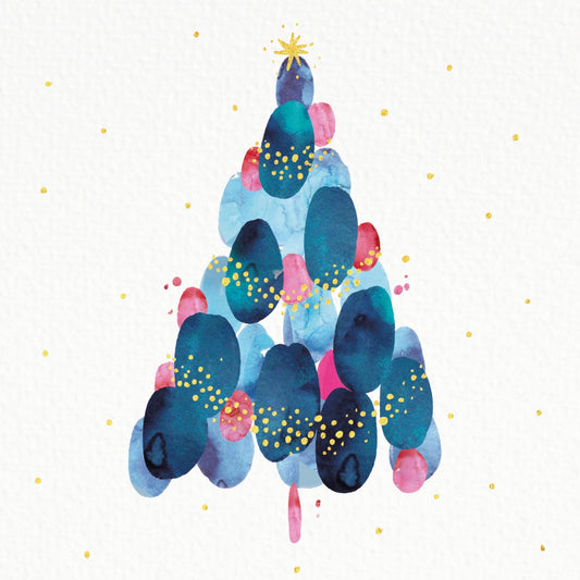Watercolour tree 10 cards