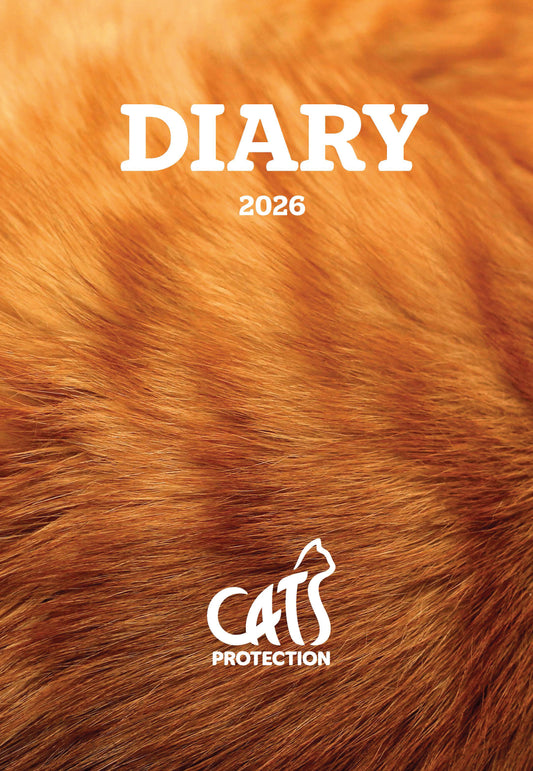 Cats Protection A5 diary 2026