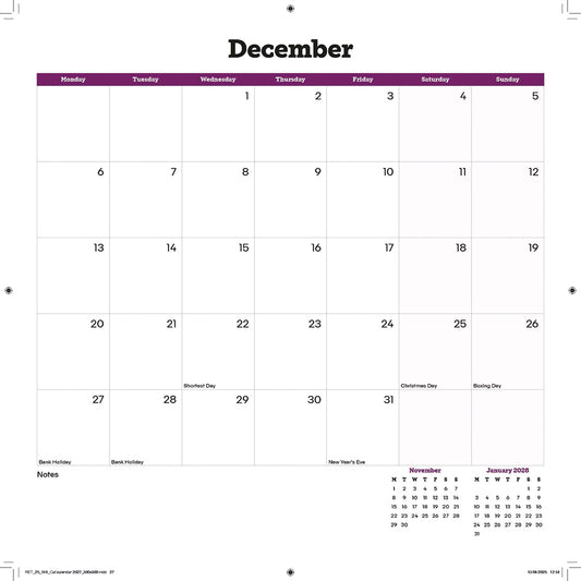 Cats Protection cats calendar 2027