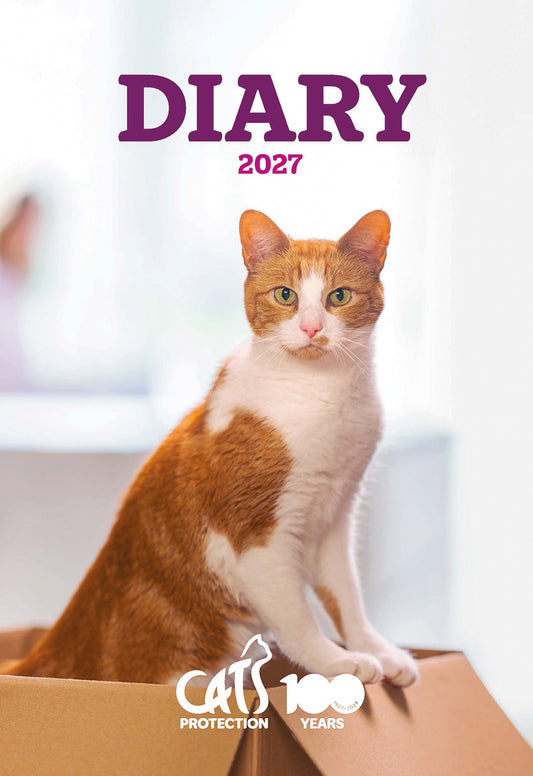 Cats Protection A5 diary 2027