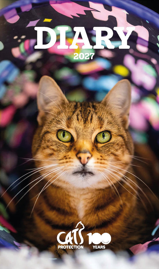 Cats Protection slim diary 2027
