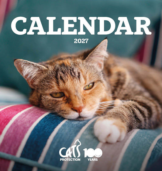 Cats Protection easel calendar 2027